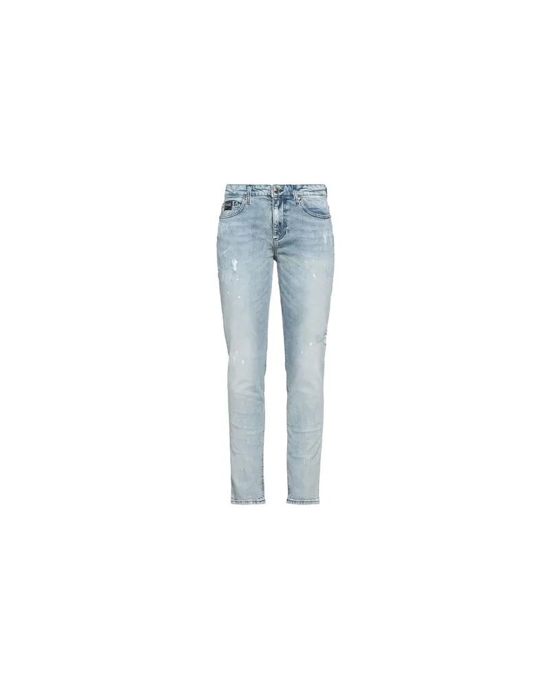 Versace Jeans HOSEN & RÖCKE - Jeanshosenauf YOOX.COM Blau