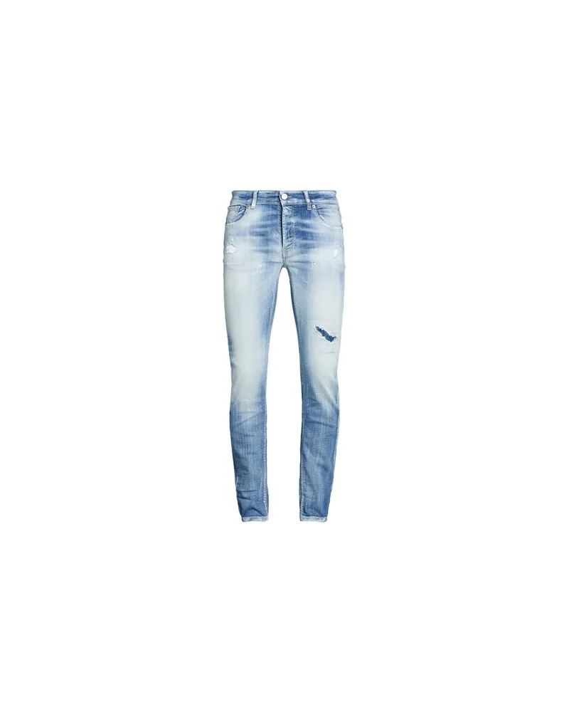 PMDS PREMIUM MOOD DENIM SUPERIOR HOSEN & RÖCKE - Jeanshosenauf YOOX.COM Blau