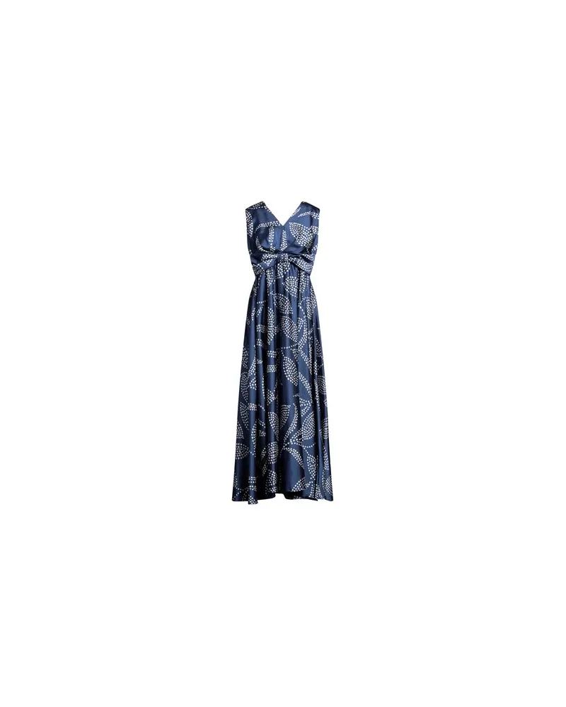 MARELLA KLEIDER - Maxi-Kleiderauf YOOX.COM Nachtblau