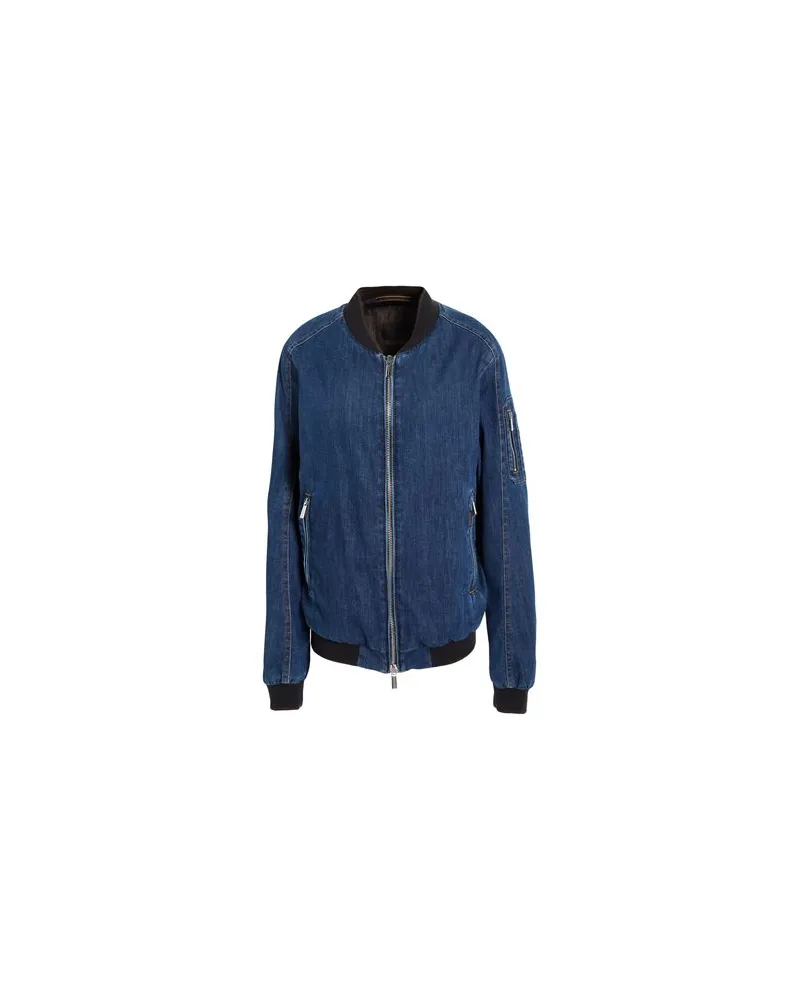 MOORER JACKEN & MÄNTEL - Jeansjacken/Mäntelauf YOOX.COM Blau
