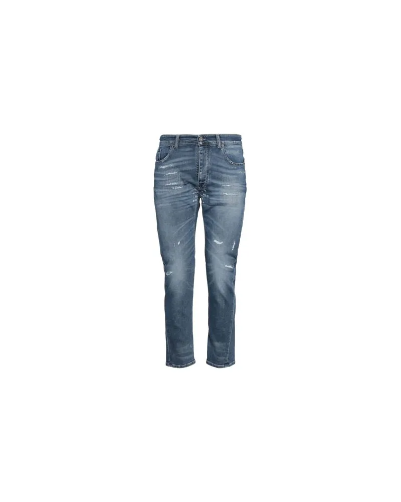 PMDS PREMIUM MOOD DENIM SUPERIOR HOSEN & RÖCKE - Jeanshosenauf YOOX.COM Blau