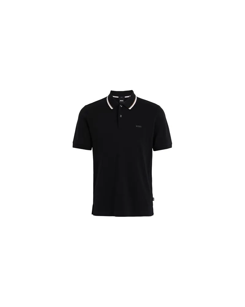 HUGO BOSS TOPS - Poloshirtsauf YOOX.COM Schwarz
