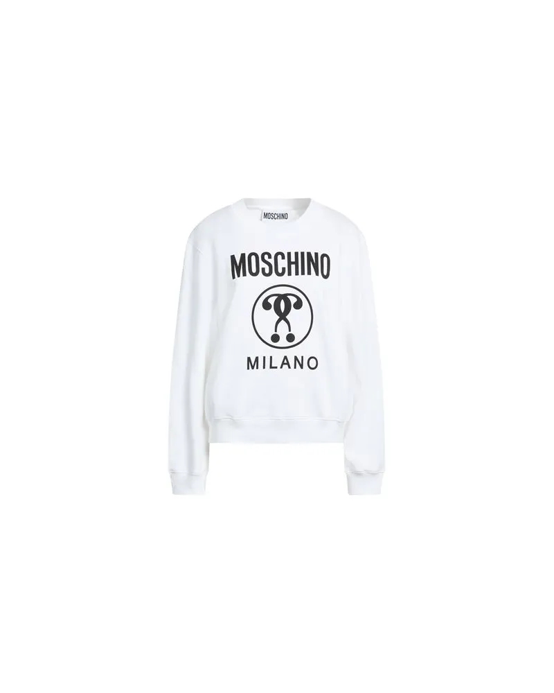Moschino TOPS - Sweatshirtsauf YOOX.COM Weiß