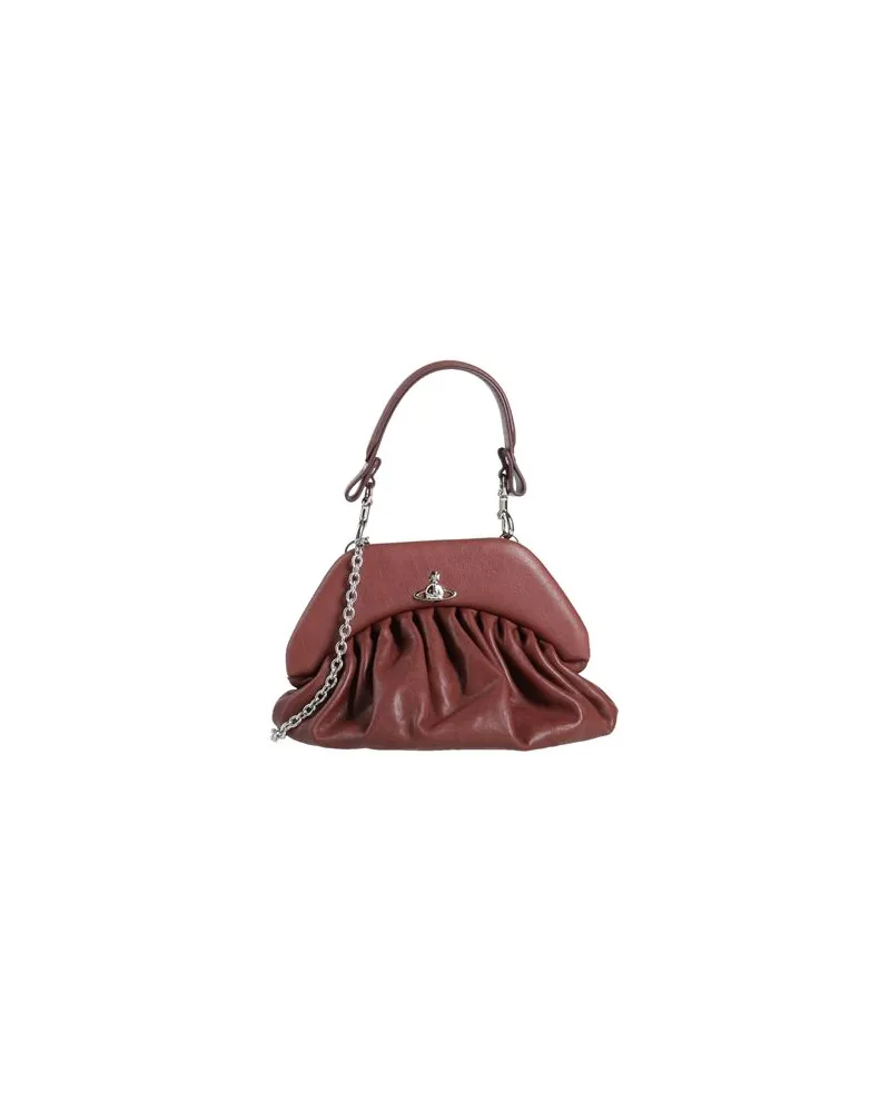 Vivienne Westwood BROOKE CLUTCH - TASCHEN - Pochettenauf YOOX.COM Braun