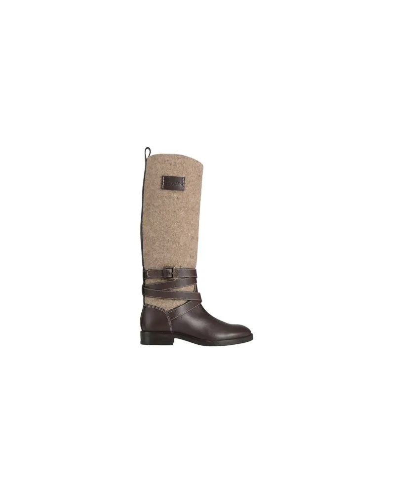 See by Chloé SCHUHE - Stiefelauf YOOX.COM Dunkelbraun