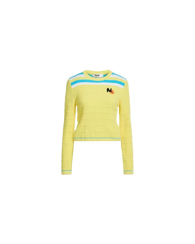 MSGM STRICKWAREN - Pulloverauf YOOX.COM Gelb