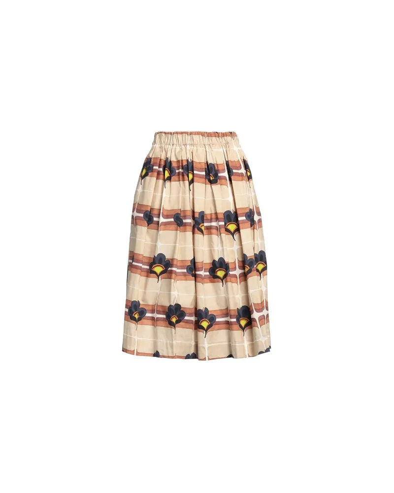 MYTHS HOSEN & RÖCKE - Midi-Röckeauf YOOX.COM Beige