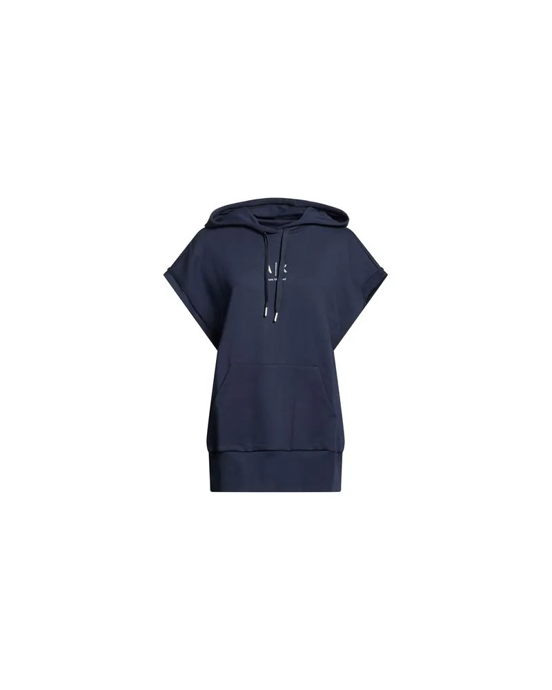 Armani Exchange TOPS - Sweatshirtsauf YOOX.COM Marineblau
