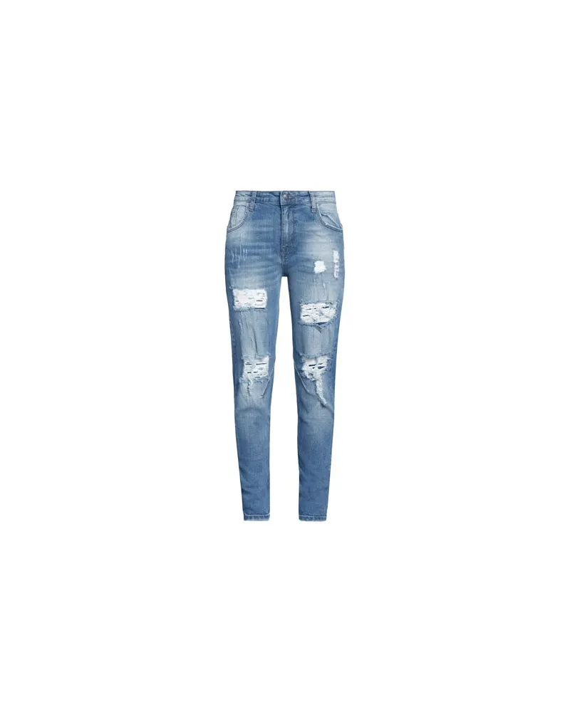 AnnaRita N HOSEN & RÖCKE - Jeanshosenauf YOOX.COM Blau