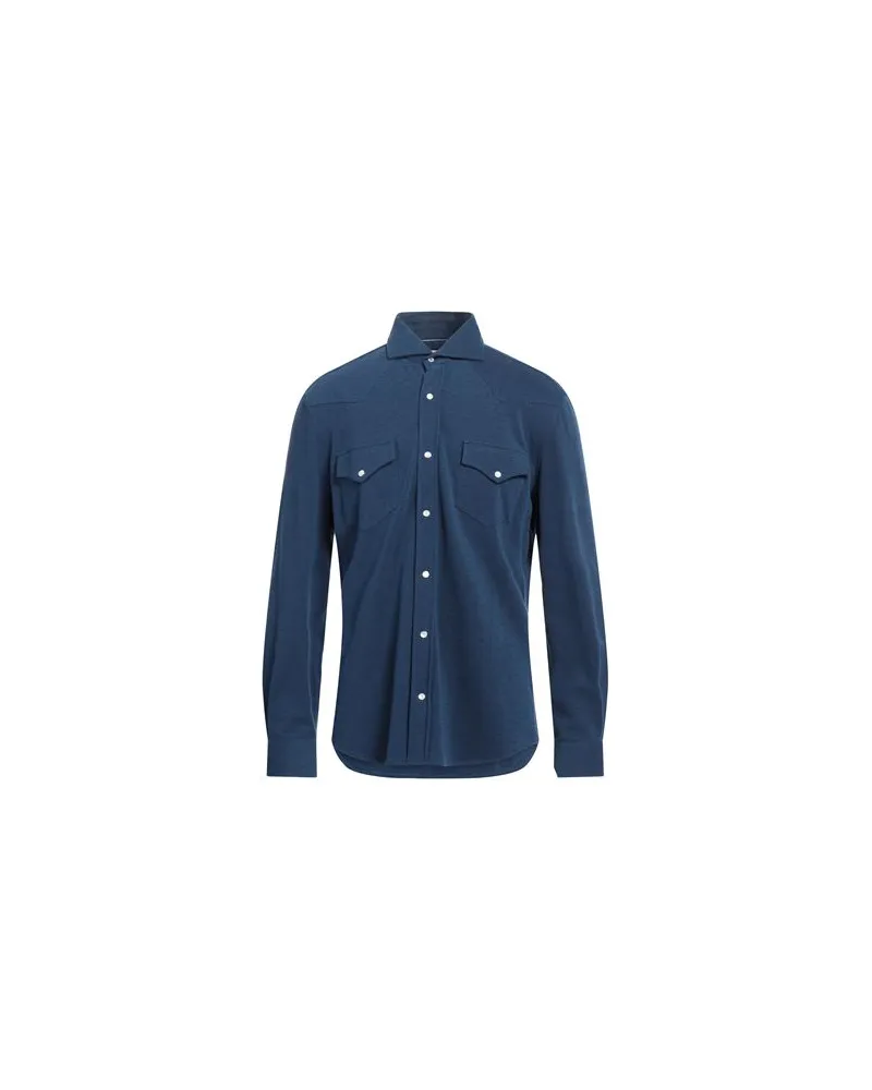 Brunello Cucinelli TOPS - Hemdenauf YOOX.COM Marineblau