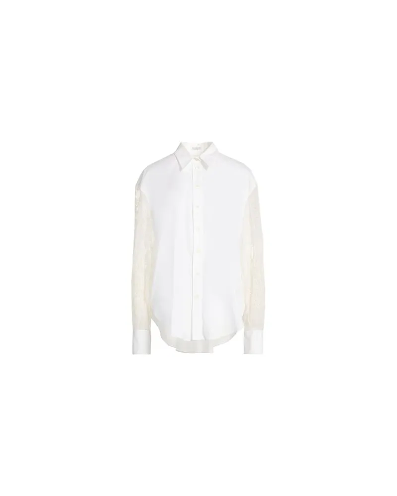 Brunello Cucinelli TOPS - Hemdenauf YOOX.COM Weiß
