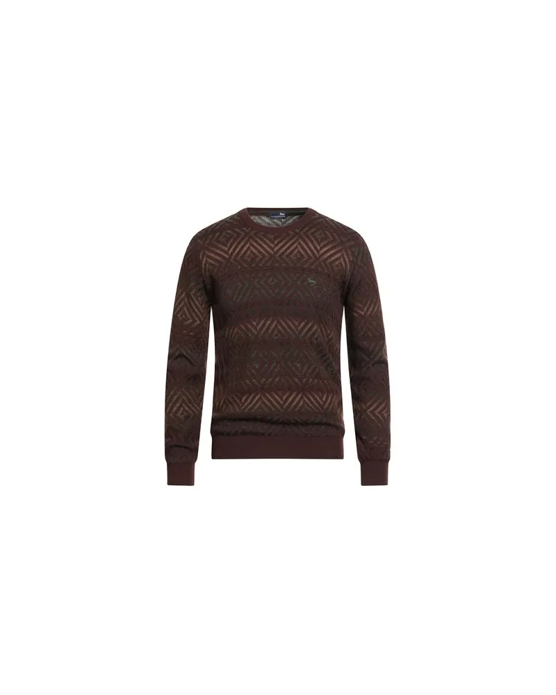 Harmont & Blaine STRICKWAREN - Pulloverauf YOOX.COM Dunkelbraun