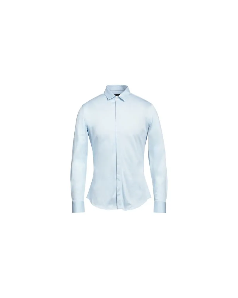 Emporio Armani TOPS - Hemdenauf YOOX.COM Himmelblau