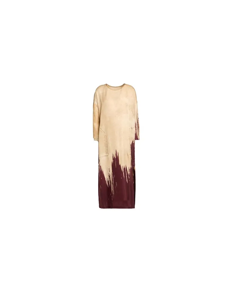 Uma Wang KLEIDER - Midi-Kleiderauf YOOX.COM Sand