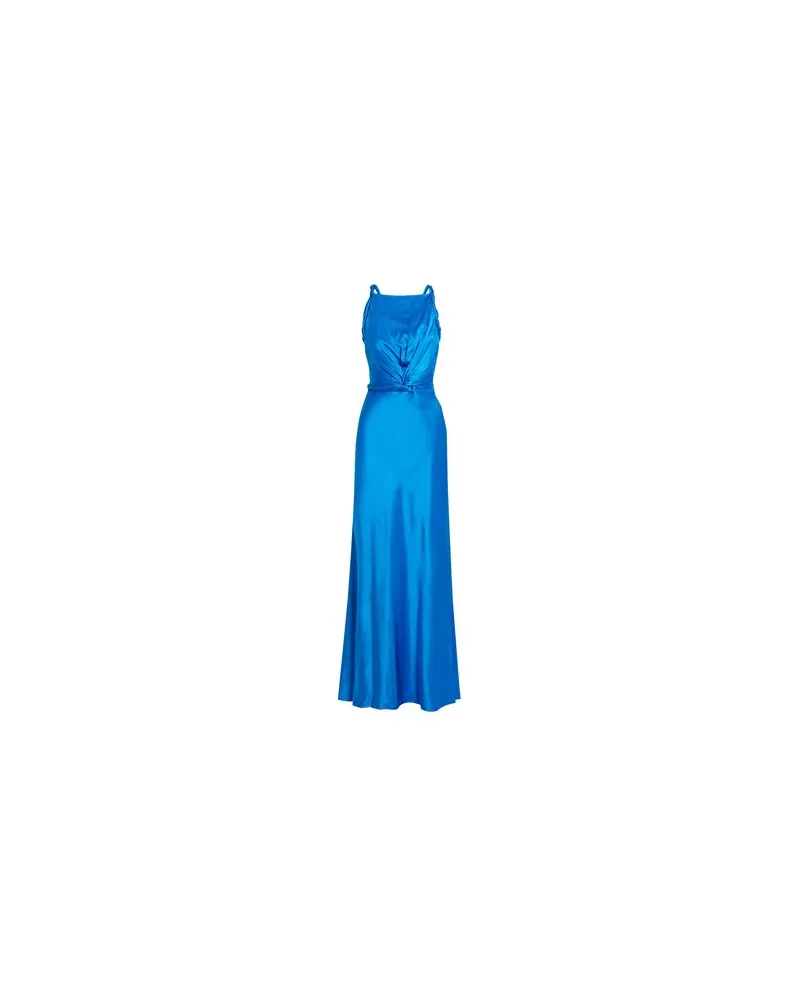Roksanda Ilincic KLEIDER - Maxi-Kleiderauf YOOX.COM Azurblau