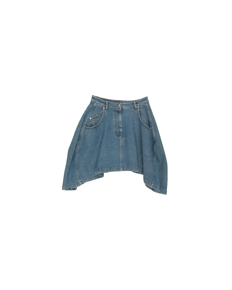 Moschino COUTURE - HOSEN & RÖCKE - Jeansröckeauf YOOX.COM Blau