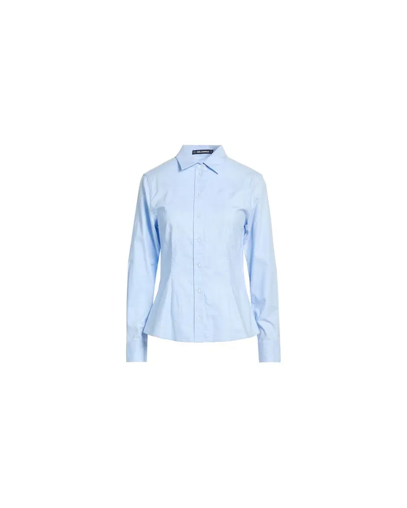 Karl Lagerfeld TOPS - Hemdenauf YOOX.COM Azurblau