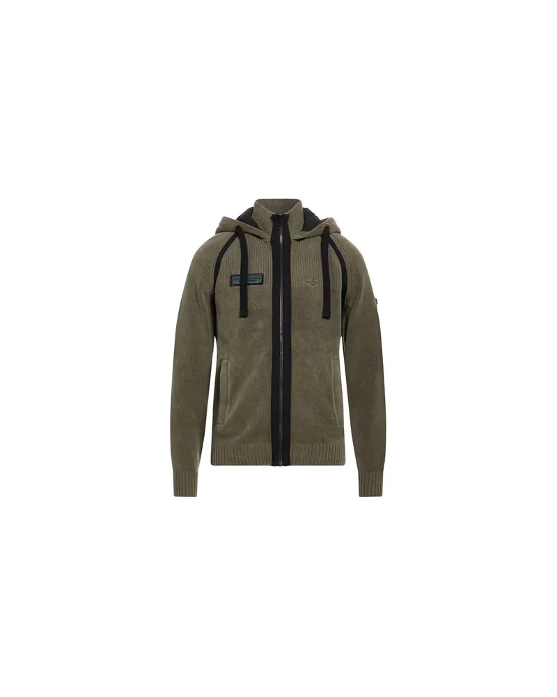 Aeronautica Militare STRICKWAREN - Strickjackenauf YOOX.COM Khaki