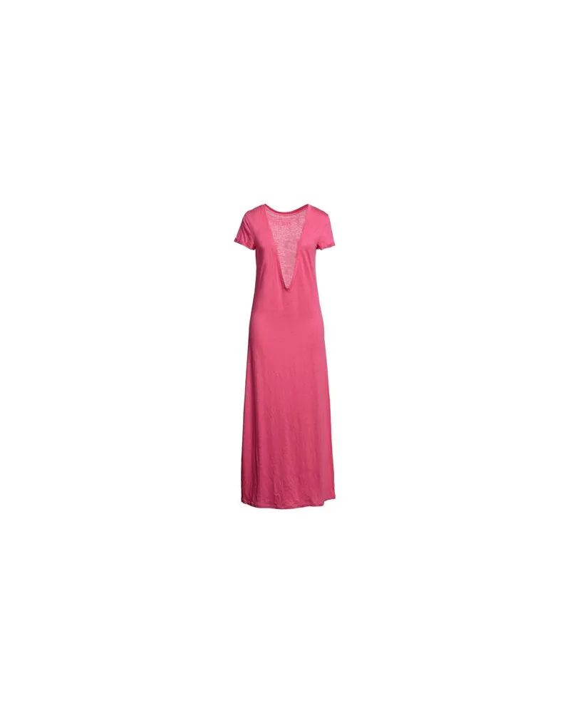 Majestic KLEIDER - Maxi-Kleiderauf YOOX.COM Fuchsia