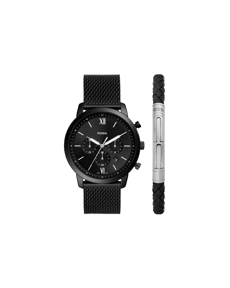 Fossil NEUTRA CHRONO   - SCHMUCK und UHREN - Armbanduhrenauf YOOX.COM Schwarz