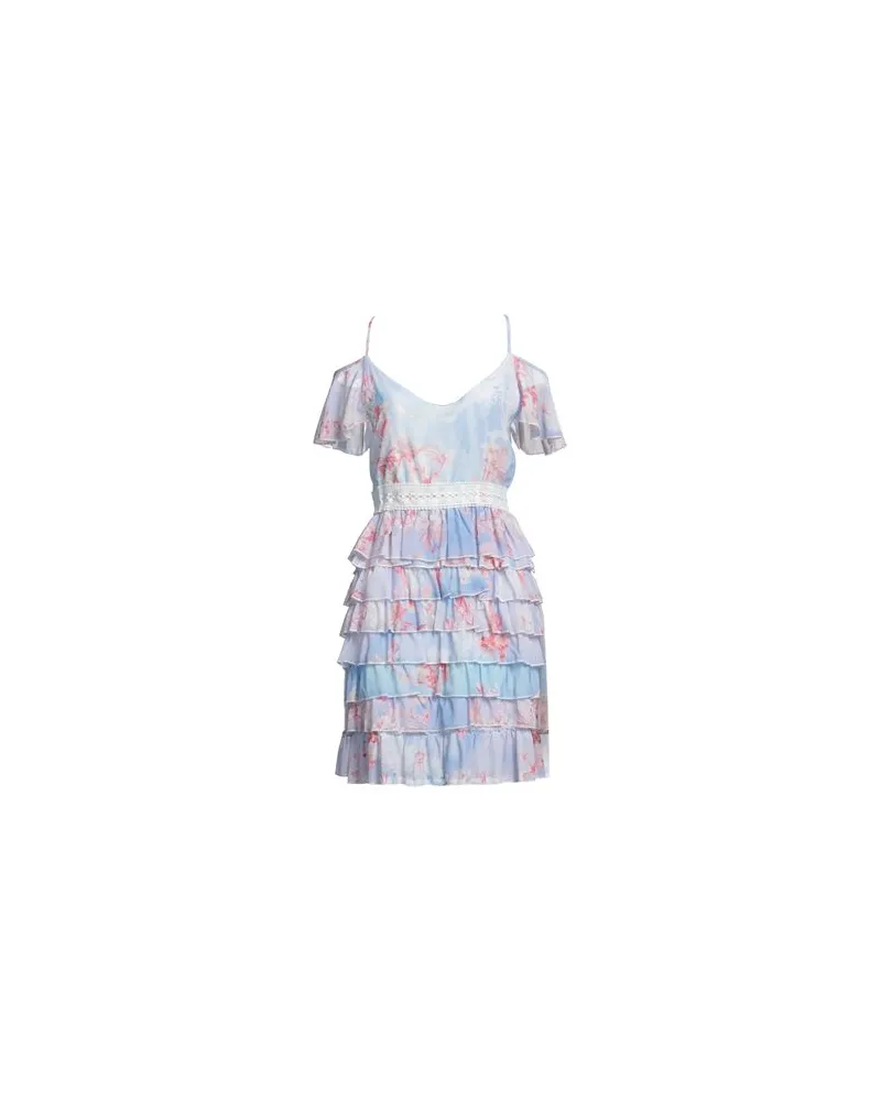 Fracomina KLEIDER - Mini-Kleiderauf YOOX.COM Himmelblau
