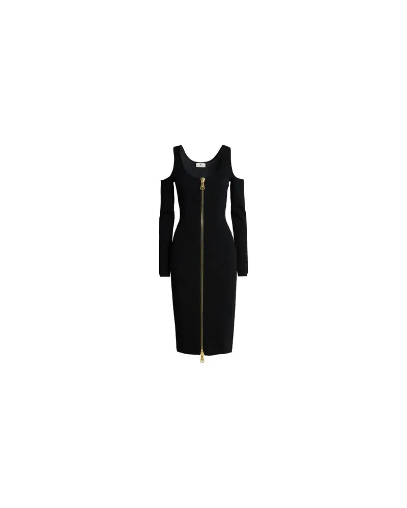 Elisabetta Franchi KLEIDER - Midi-Kleiderauf YOOX.COM Schwarz