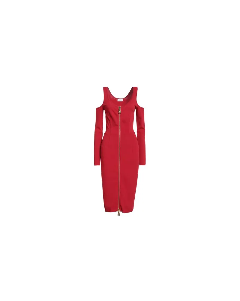 Elisabetta Franchi KLEIDER - Midi-Kleiderauf YOOX.COM Rot