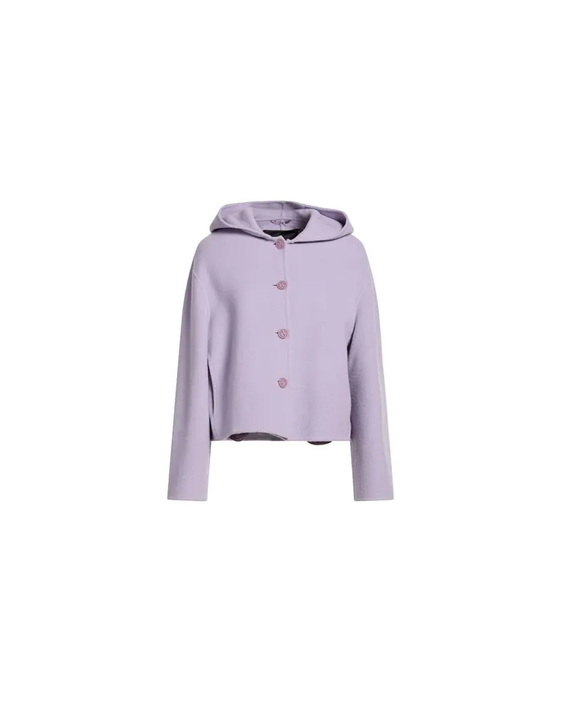 Hevò JACKEN & MÄNTEL - Mäntelauf YOOX.COM Lila