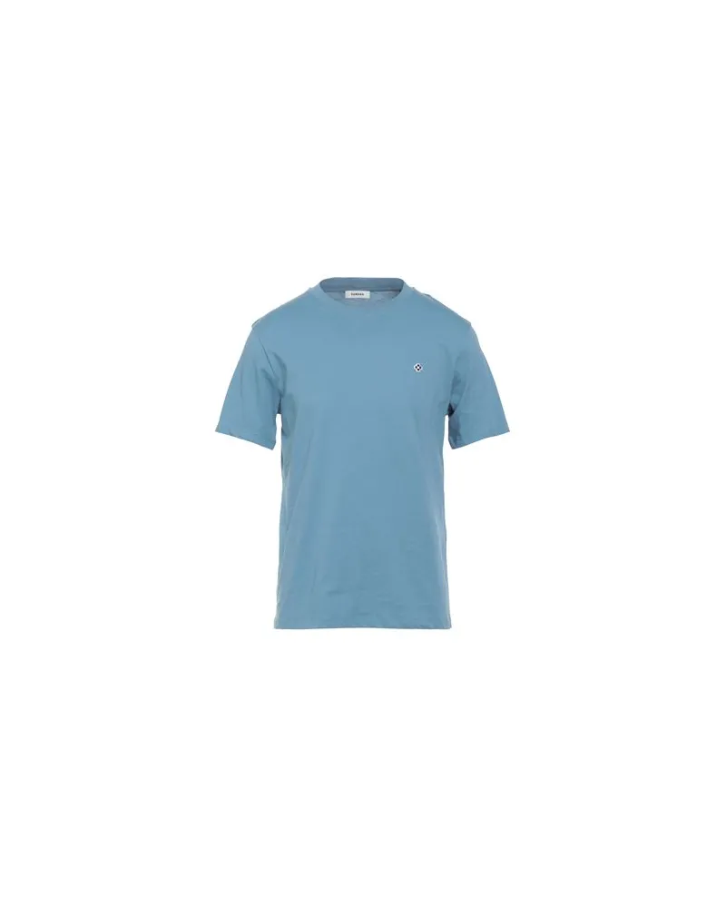 Sandro TOPS - T-shirtsauf YOOX.COM Hellblau