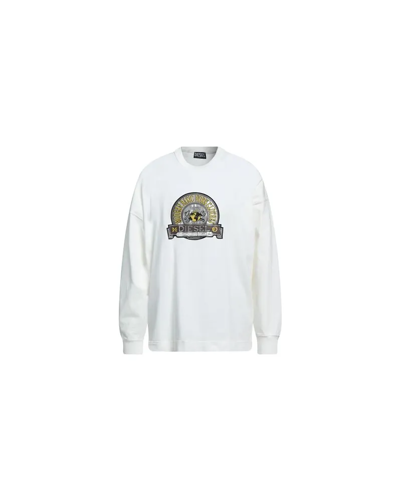 Diesel TOPS - Sweatshirtsauf YOOX.COM Weiß