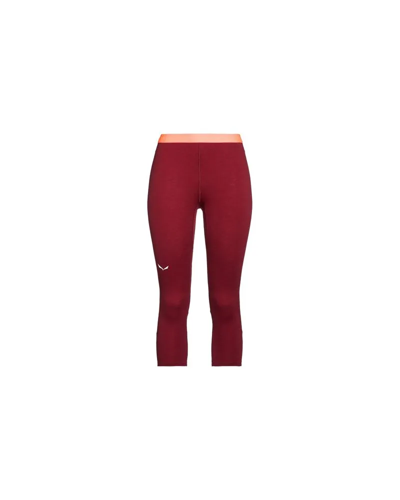 Salewa HOSEN & RÖCKE - Leggingsauf YOOX.COM Bordeaux