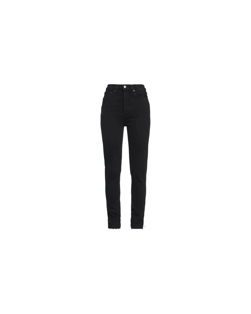 RE/DONE HOSEN & RÖCKE - Jeanshosenauf YOOX.COM Schwarz