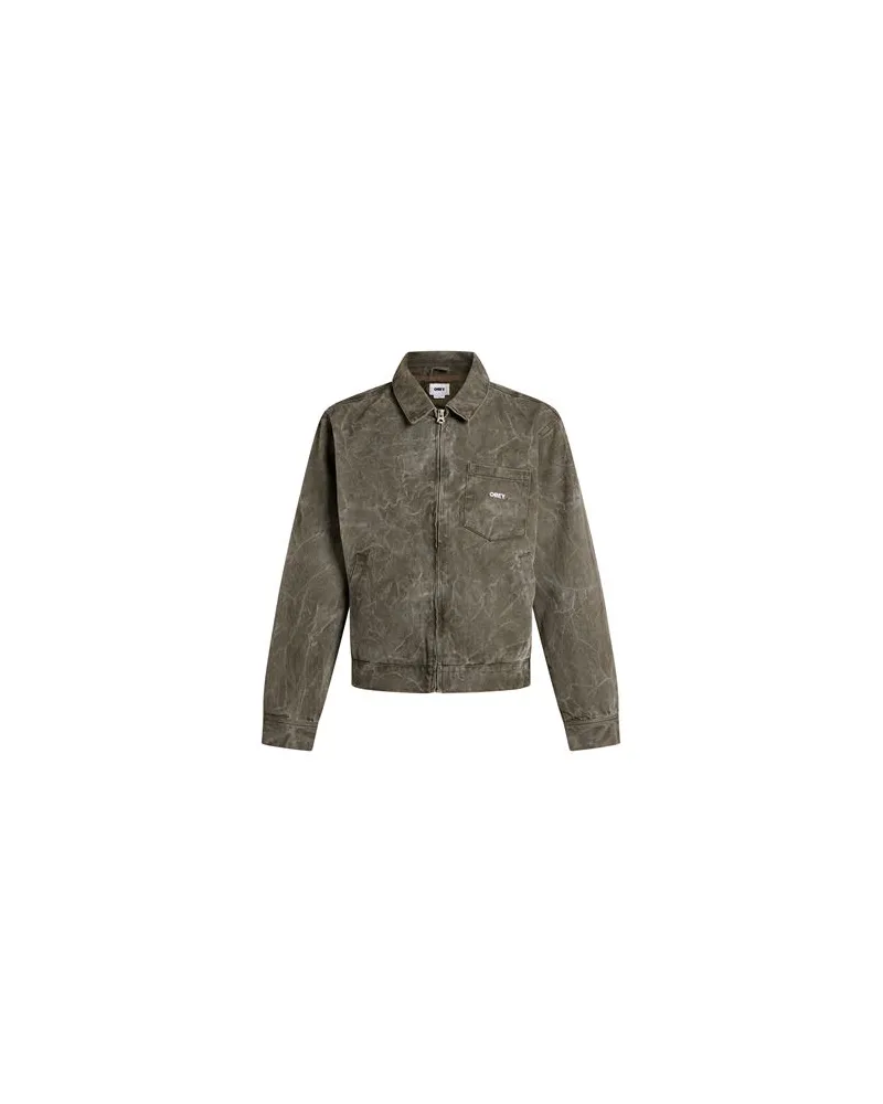 Obey JACKEN & MÄNTEL - Jeansjacken/Mäntelauf YOOX.COM Khaki