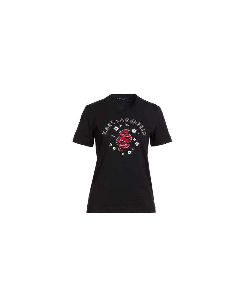 Karl Lagerfeld TOPS - T-shirtsauf YOOX.COM Schwarz