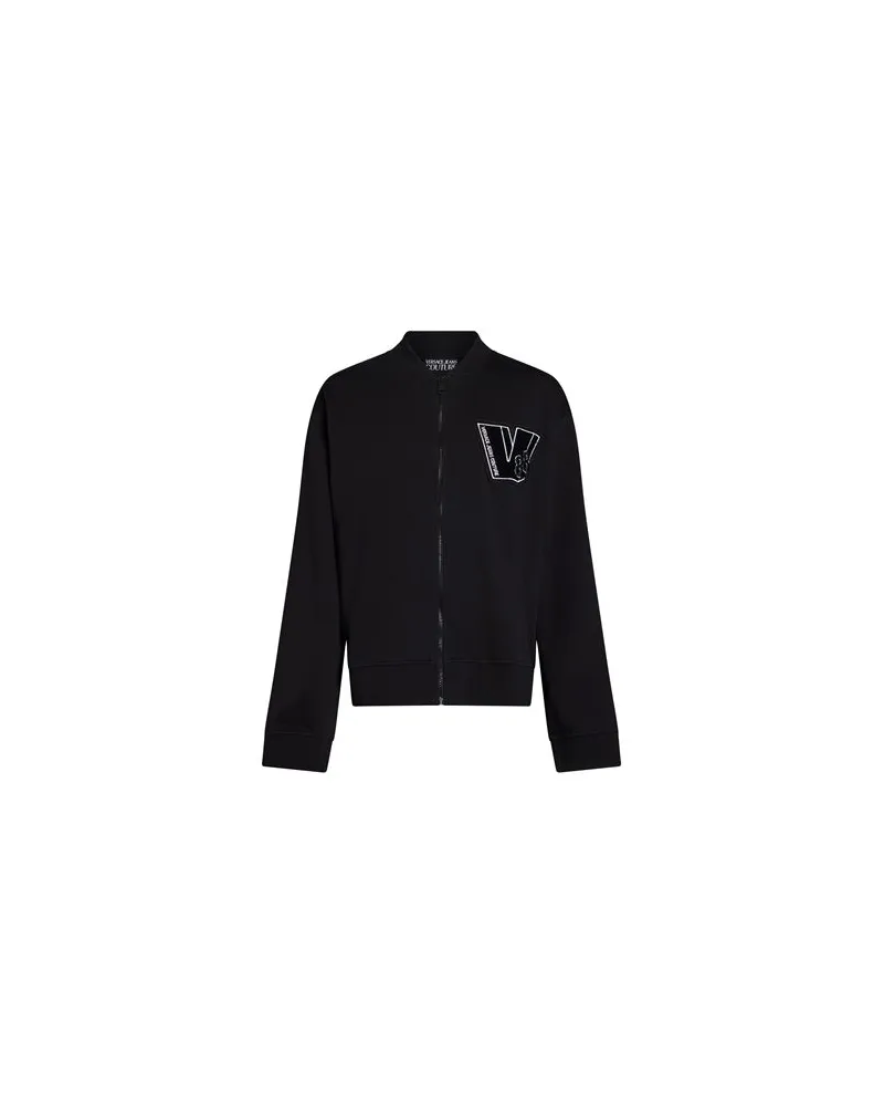 Versace Jeans TOPS - Sweatshirtsauf YOOX.COM Schwarz