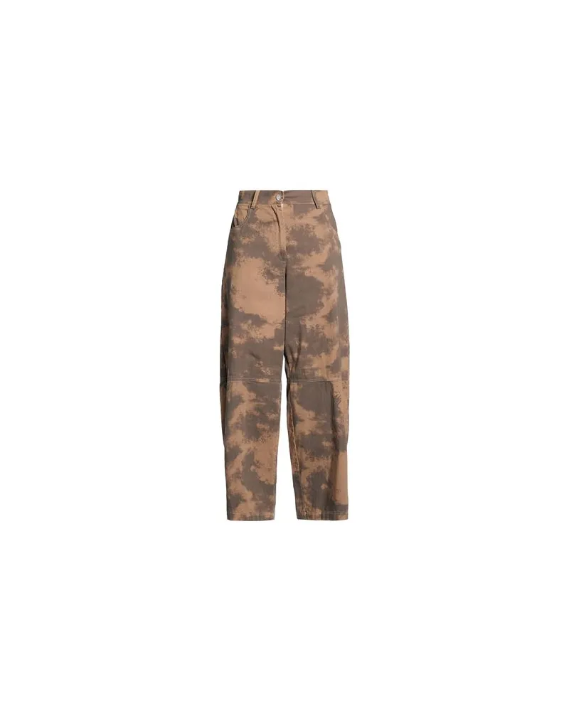 HAVEONE HOSEN & RÖCKE - Hosenauf YOOX.COM Hellbraun
