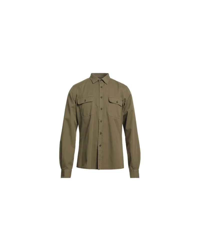 Fred Mello TOPS - Hemdenauf YOOX.COM Militärgrün