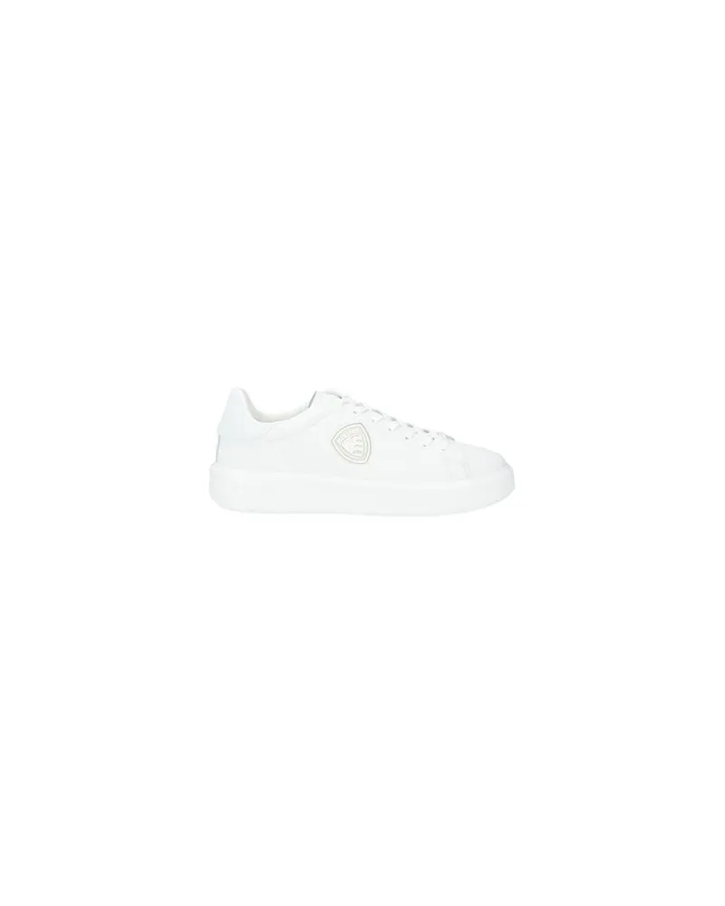 Blauer SCHUHE - Sneakersauf YOOX.COM Weiß