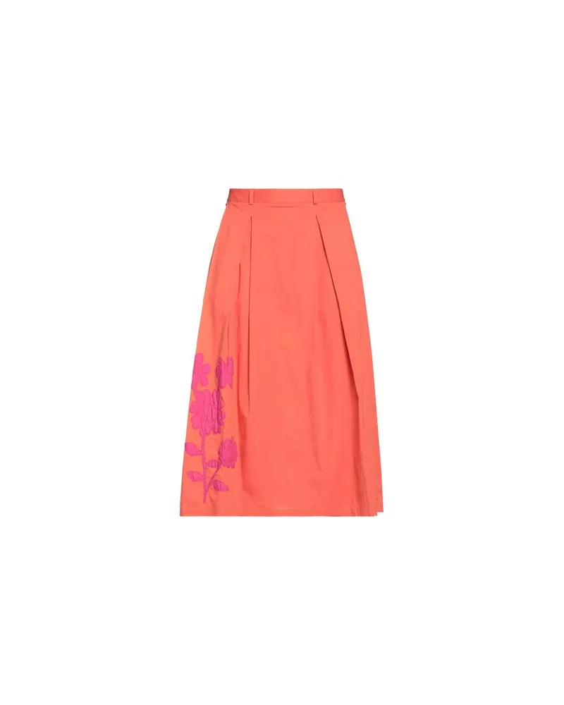 Rosé a Pois HOSEN & RÖCKE - Midi-Röckeauf YOOX.COM Orange
