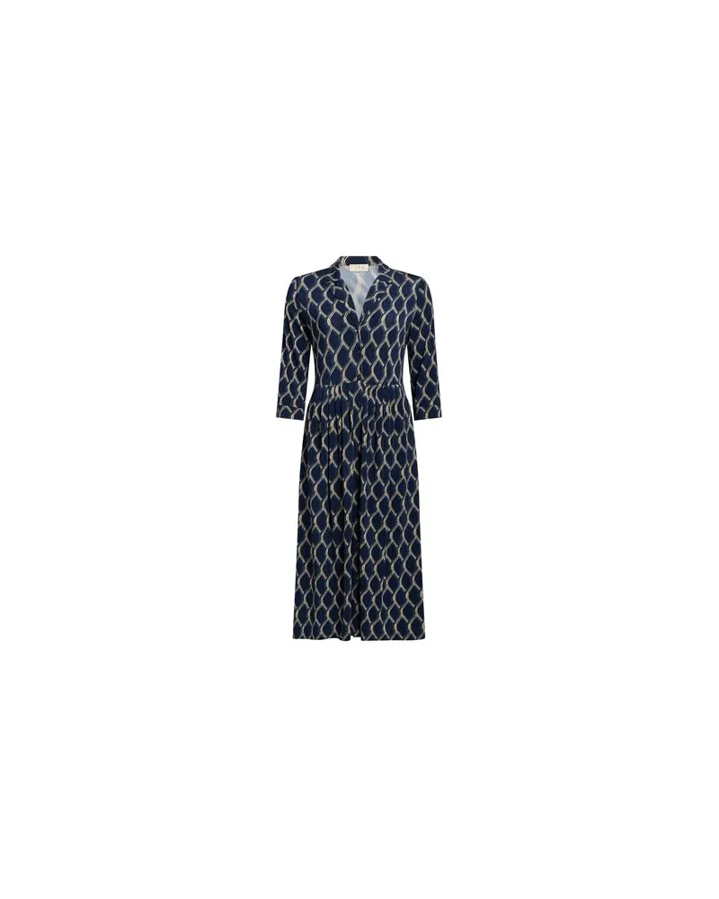 SIYU KLEIDER - Midi-Kleiderauf YOOX.COM Blau
