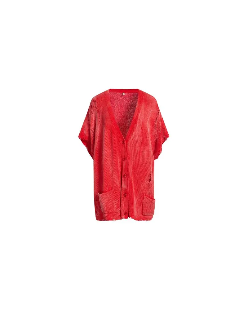 R13 STRICKWAREN - Strickjackenauf YOOX.COM Rot