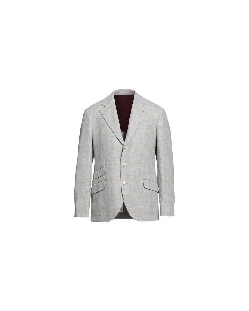 Brunello Cucinelli ANZÜGE und CO-ORDS - Blazersauf YOOX.COM Hellgrau