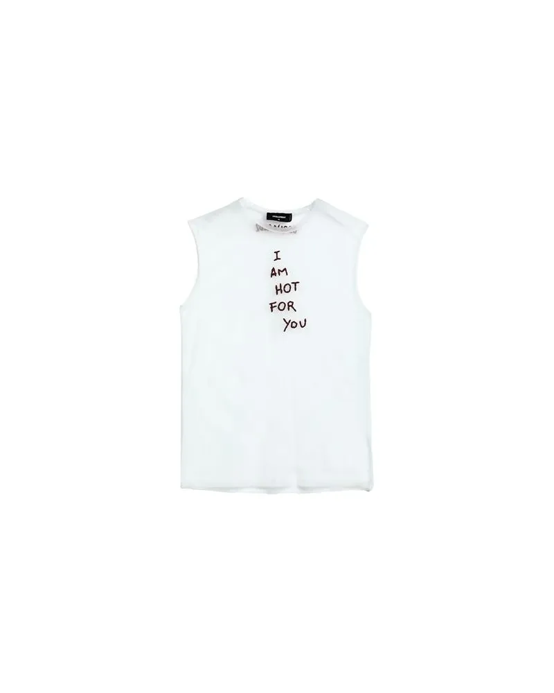 Dsquared2 TOPS - T-shirtsauf YOOX.COM Weiß
