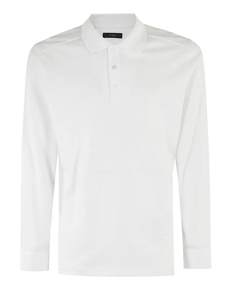 Fay Poloshirt Weiß