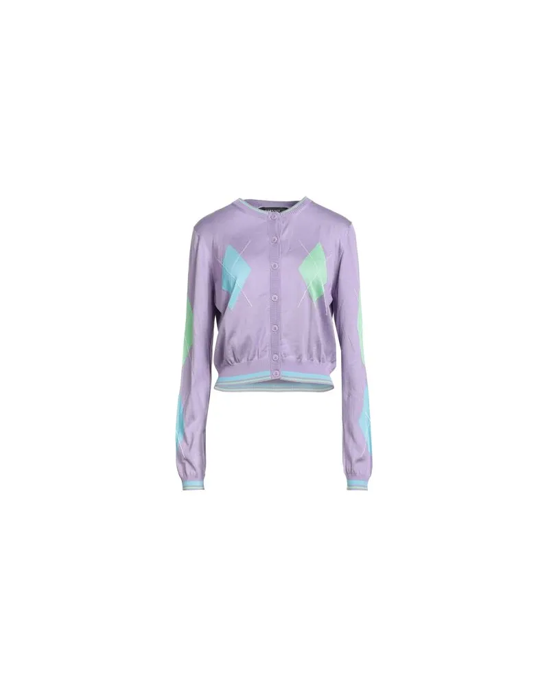 Versace STRICKWAREN - Strickjackenauf YOOX.COM Lila
