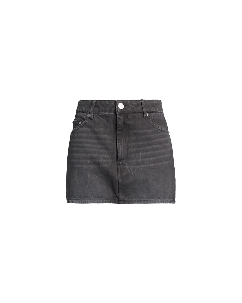 AMI Paris HOSEN & RÖCKE - Jeansröckeauf YOOX.COM Schwarz