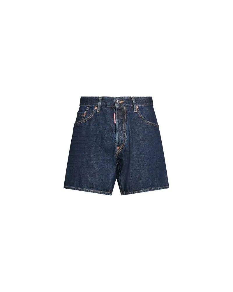 Dsquared2 HOSEN & RÖCKE - Jeansshortsauf YOOX.COM Blau
