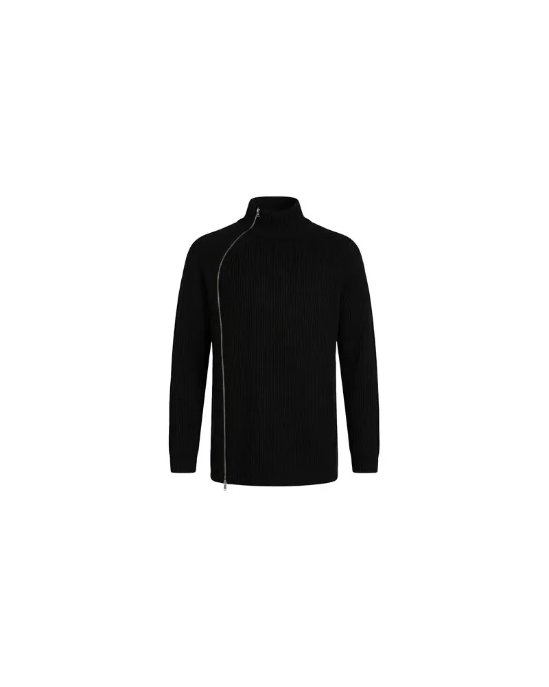 Alpha Studio STRICKWAREN - Strickjackenauf YOOX.COM Schwarz
