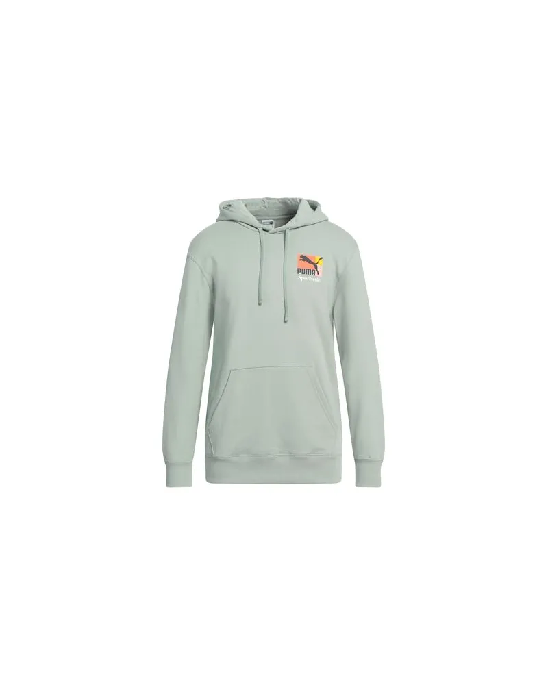Puma TOPS - Sweatshirtsauf YOOX.COM Salbeigrün