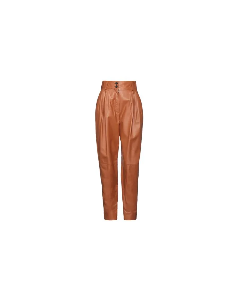 Dolce & Gabbana HOSEN & RÖCKE - Hosenauf YOOX.COM Lederfarben